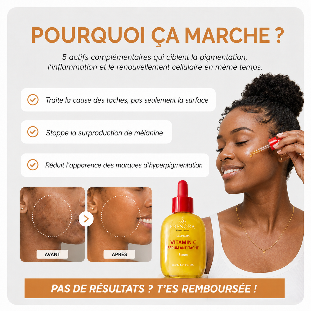 Sérum Anti-Taches Résultats en 14 jours